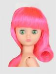 Horsman - Rini - Wig - Rini - Sockhop Shoulder Length - Pink - Perruque